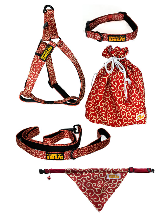 Karakusa Bundle - Limited Time ONLY - Harness, Collar, Leash Plus Freebies