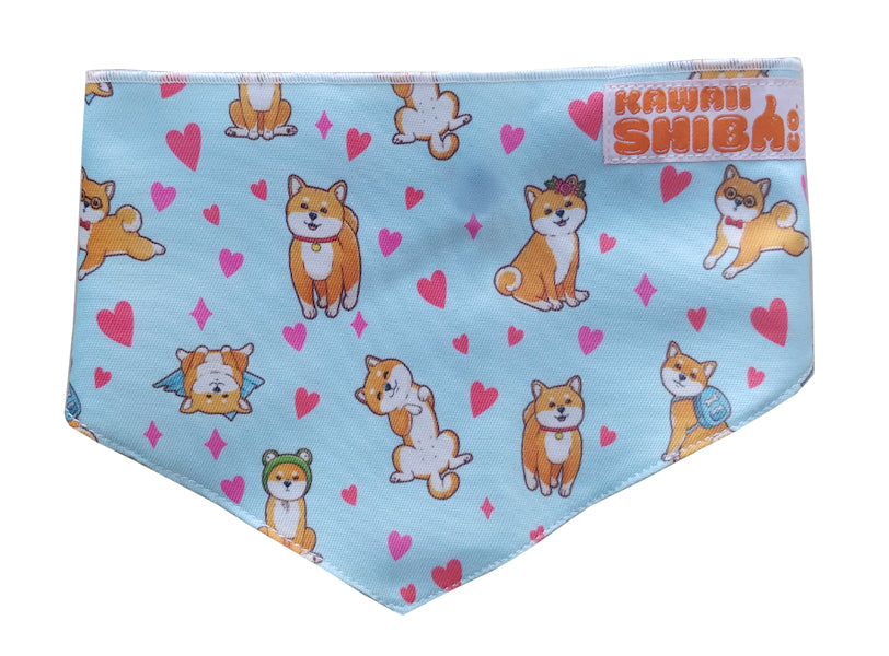 Kawaii Shiba Co. Shiba Inu REVERSIBLE Dog Bandana