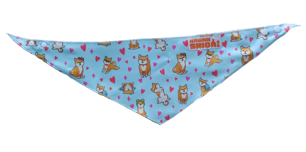 Kawaii Shiba Co. Shiba Inu REVERSIBLE Dog Bandana