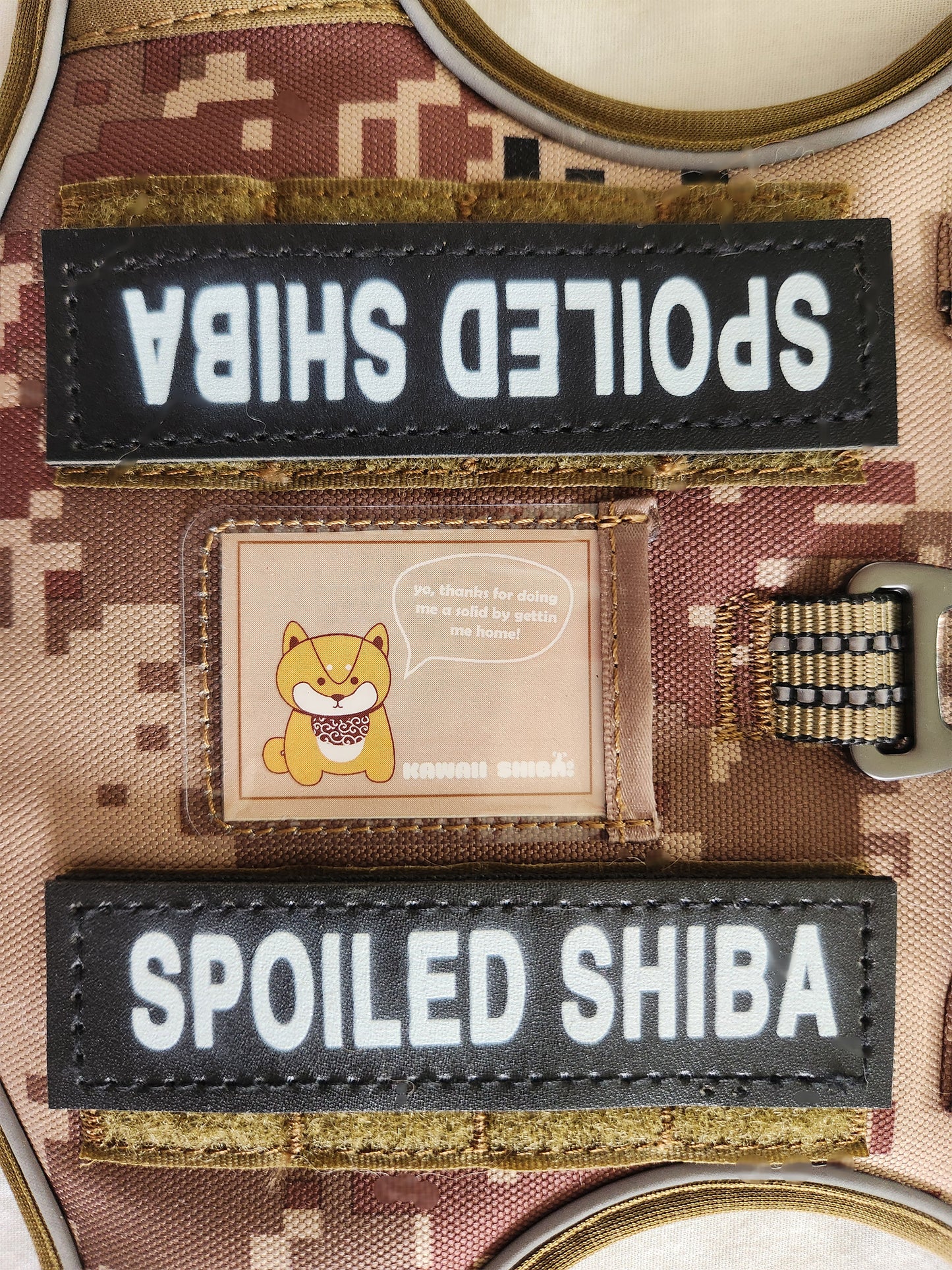Kawaii Shiba Co. Tactical Shiba Inu Camouflage Harness