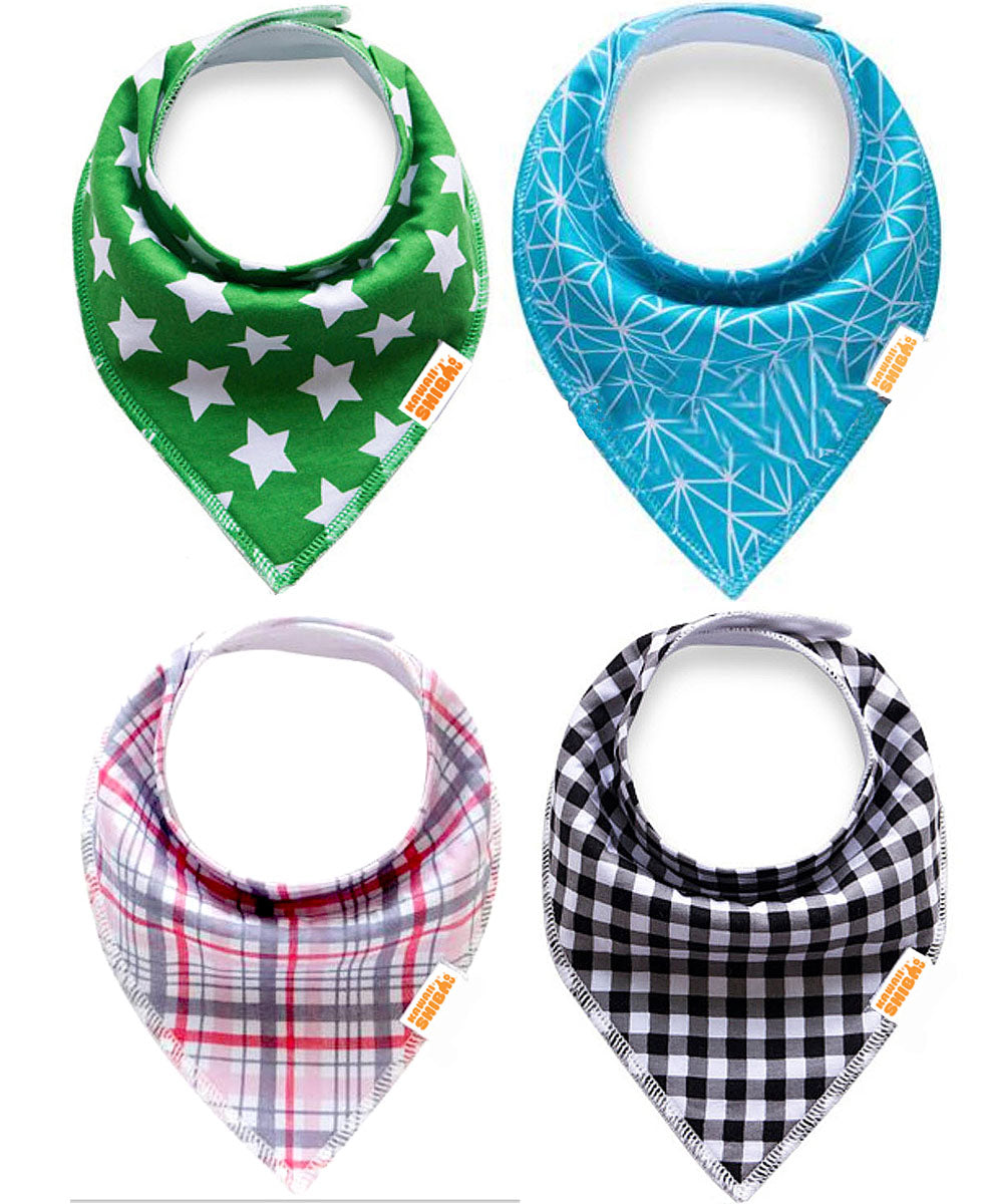 Kawaii Shiba Inu Dog Bandanas/Bibs - Dog Scarf Four Pack