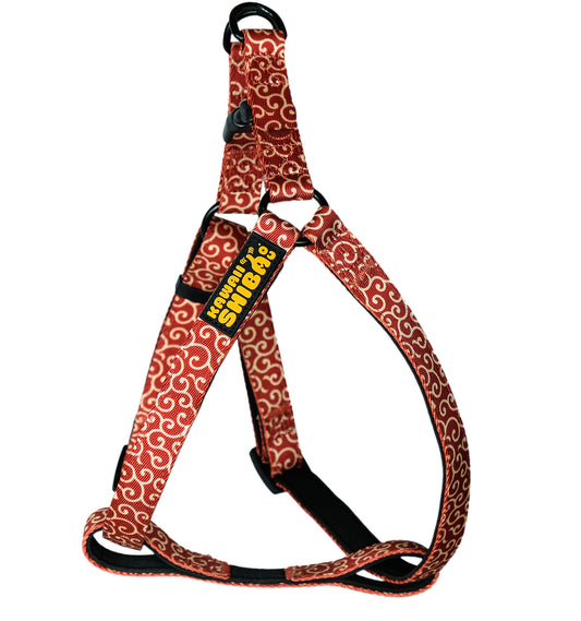 Kawaii Shiba Co. Karakusa Adjustable Y-Harness